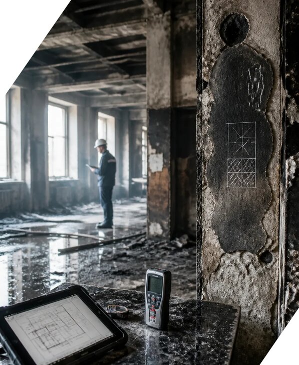 Обследование зданий после пожара в Сердобске от 15167 р. | ЭкспертизаРоссия