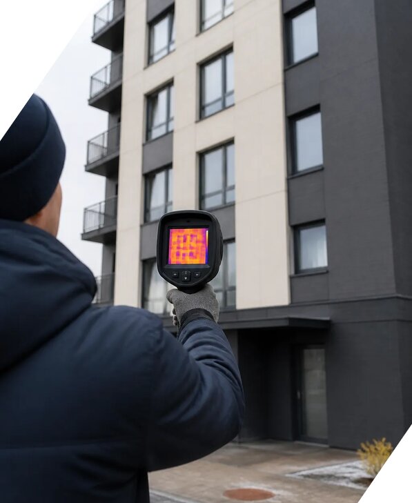 Тепловизионное обследование зданий в Сердобске от 5056 р. | ЭкспертизаРоссия